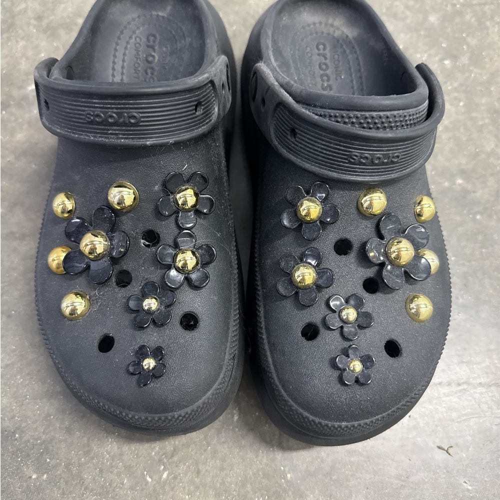 Black Mega Crush Platform Crocs!! - image 3